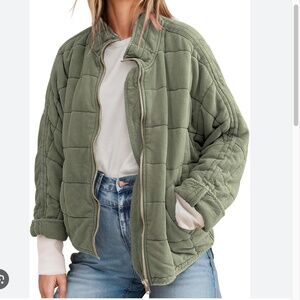 Women's Saukole Olive Quilted Super Soft Jacket